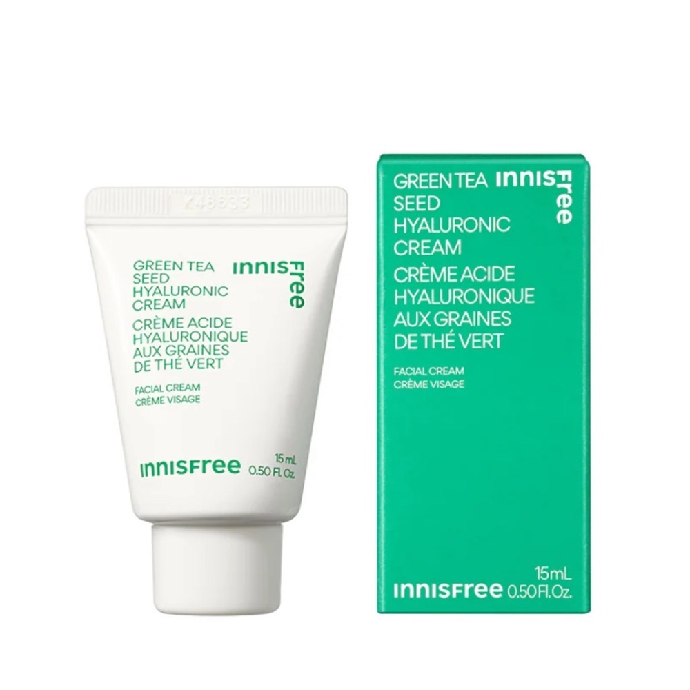 🌿 Innisfree Daily Mineral Sunscreen SPF 45 & Green Tea Seed Hyaluronic Cream Set - Picture 12 of 13